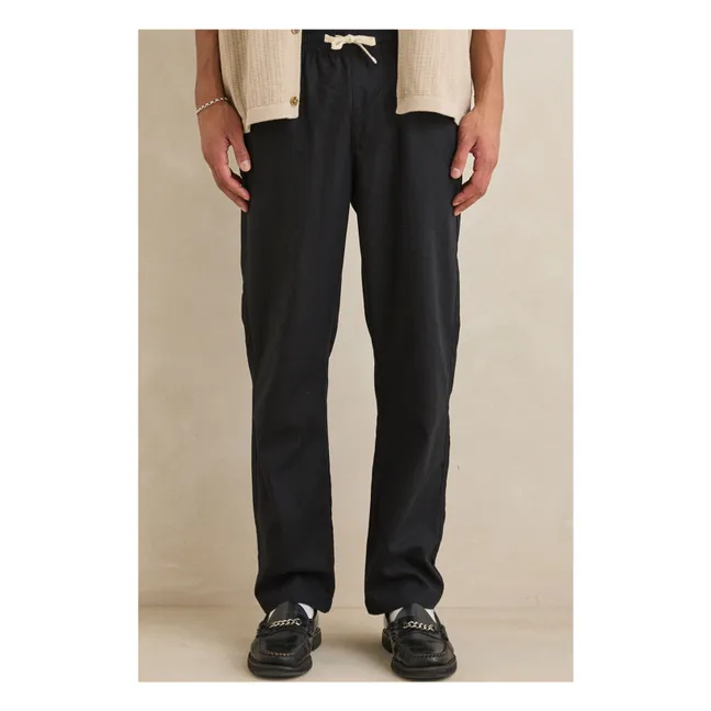 Jam Linen Pants | Black