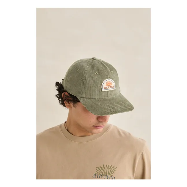Casquette en Velours Côtelé | Khaki