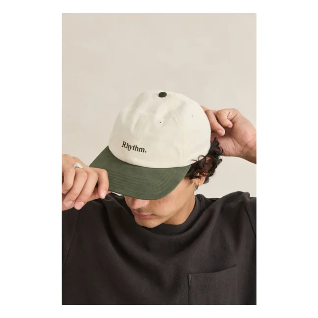 Mütze aus gebürstetem Twill | Cremefarben