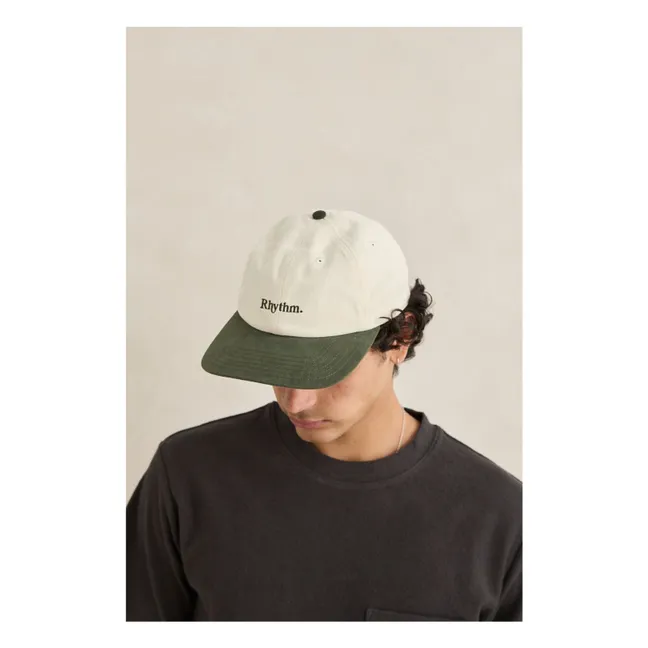 Mütze aus gebürstetem Twill | Cremefarben