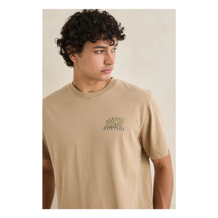 Camiseta Botanical Vintage | Beige obscuro- Imagen del producto n°4