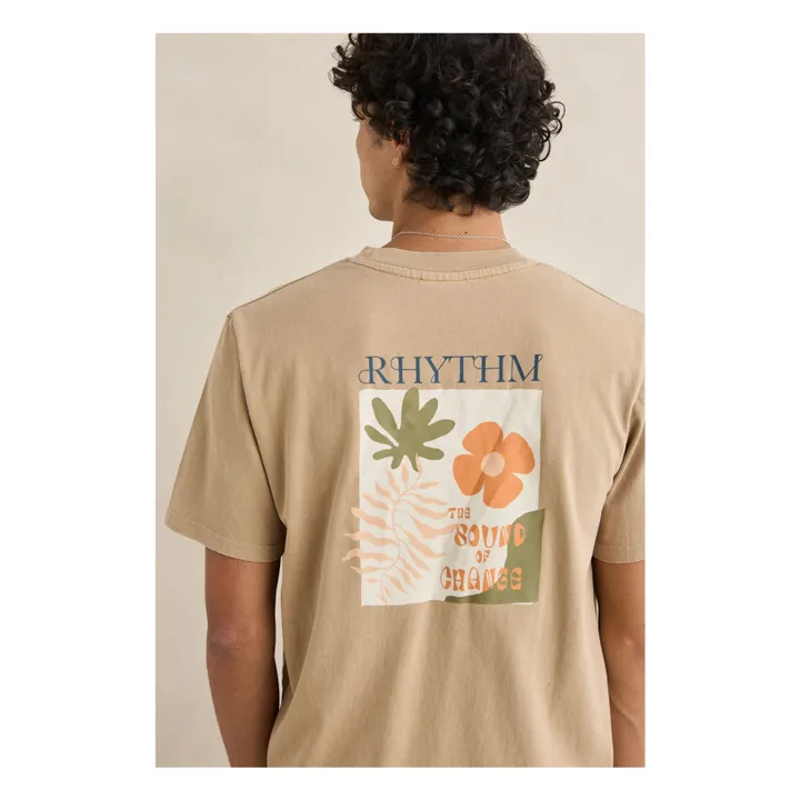 Camiseta Botanical Vintage | Beige obscuro- Imagen del producto n°5