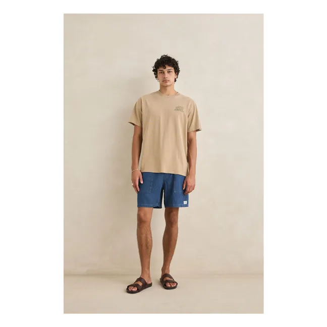 Botanical Vintage T-Shirt | Dunkelbeige
