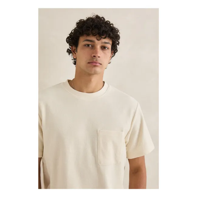 Vintage Terry T-Shirt | Cremefarben