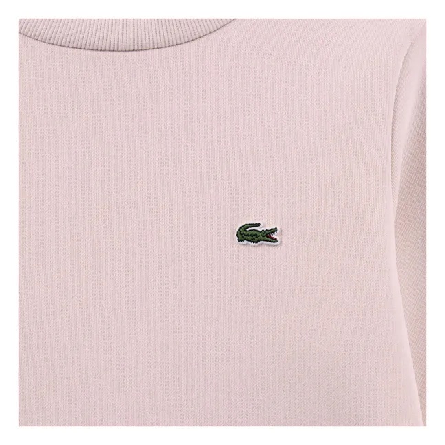 Sudadera con logotipo de algodón orgánico | Rosa Pálido