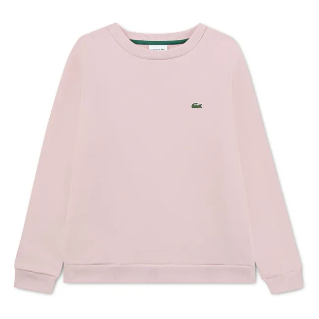 Sudadera con logotipo de algodón orgánico | Rosa Pálido