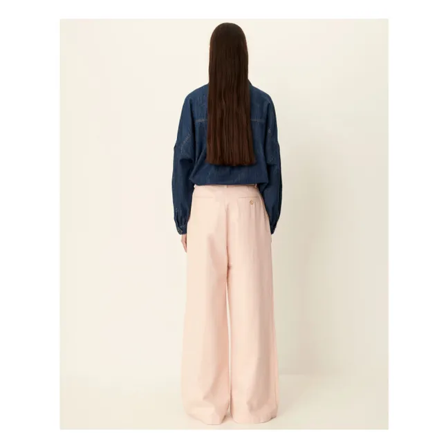 Pantalon Coton Tamayo | Rose pâle