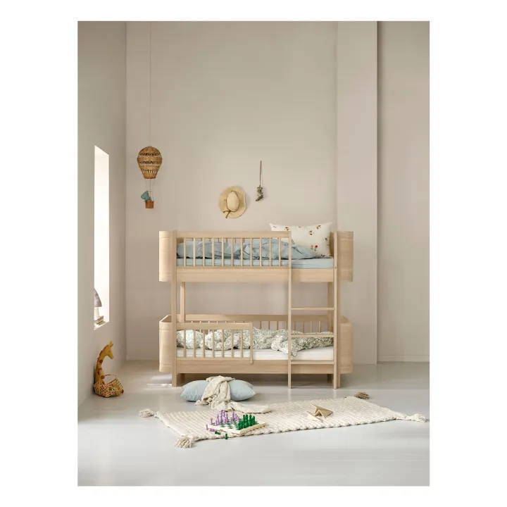 Kit de conversion Mini+, lit mezzanine mi-haut en lit superposé mi-haut | Chêne- Image produit n°1