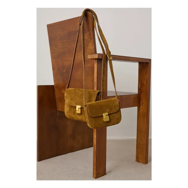 Bellissima Mini Leather Croûte Bag | Caramel