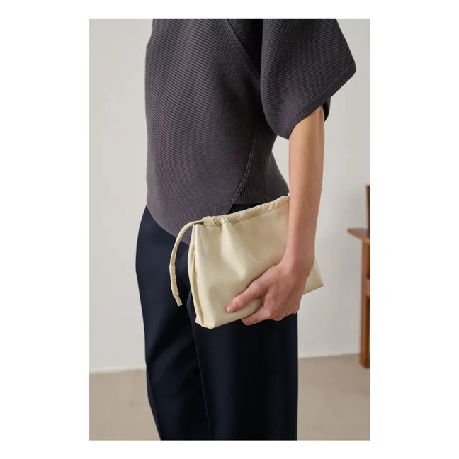 Sac Suzette Cuir | Ivoire