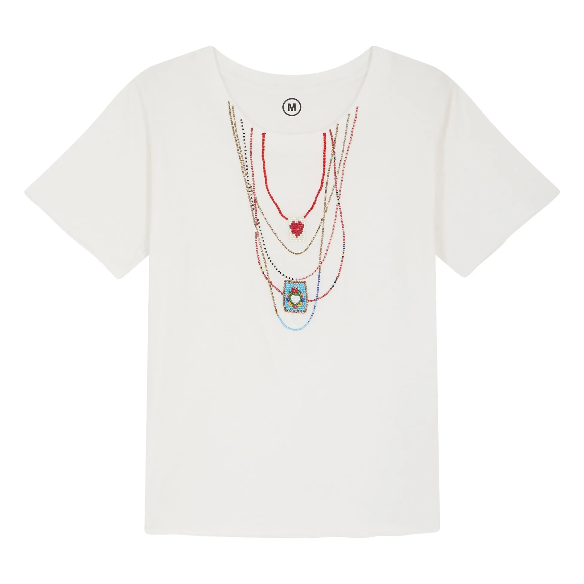 Leon & Harper White Toro Organic Cotton T-Shirt