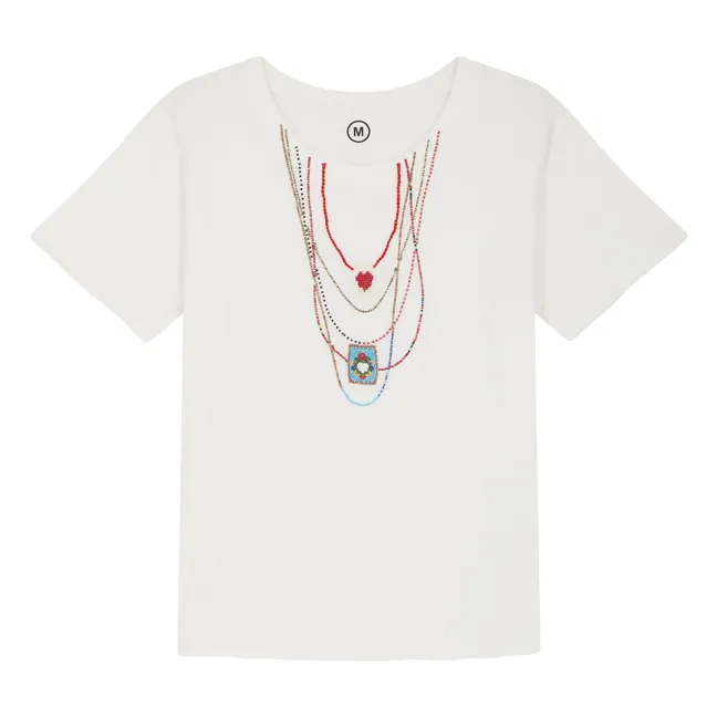 Camiseta de algodón ecológico Toro | Blanco