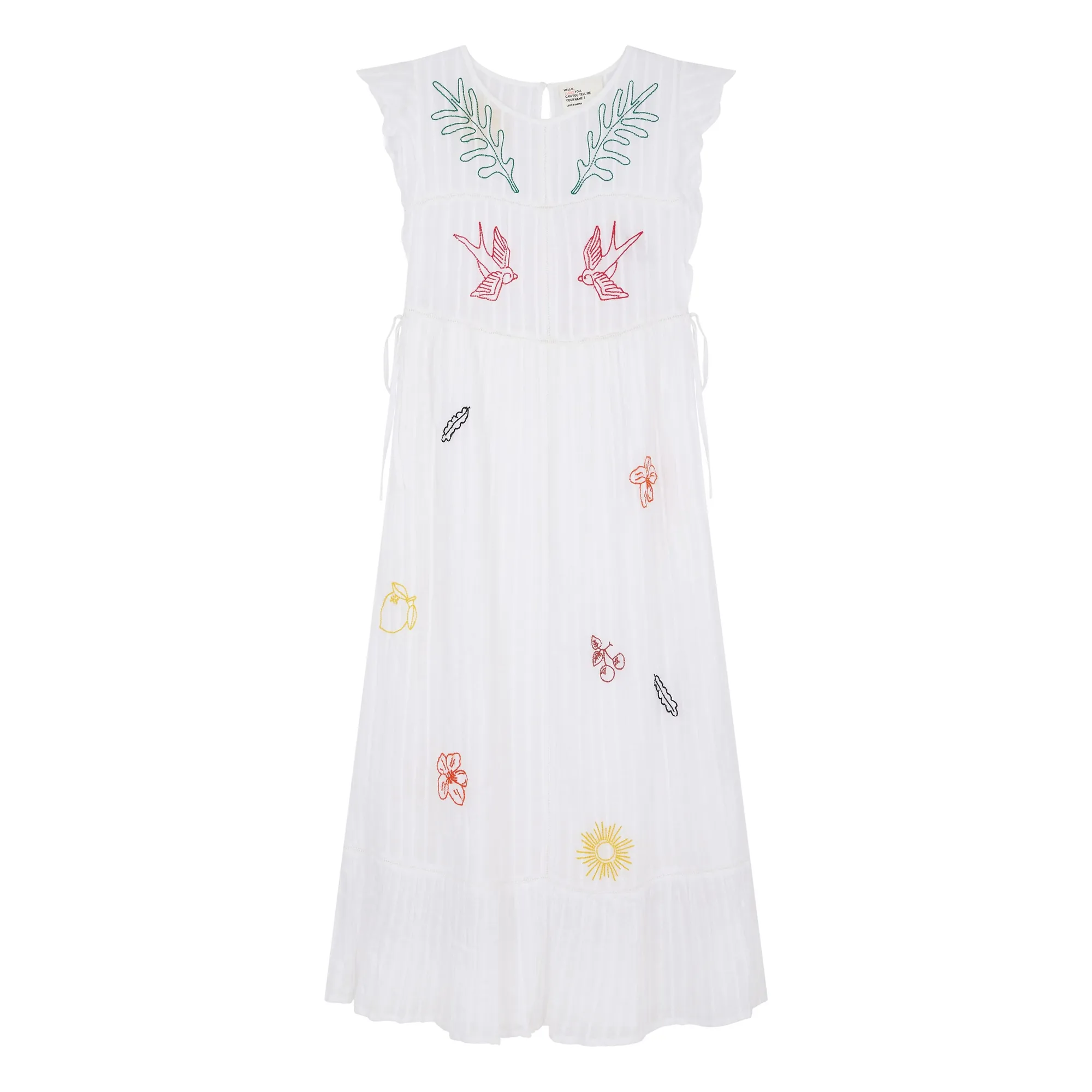 Robe Room Coton Bio | Blanc- Image produit n°0