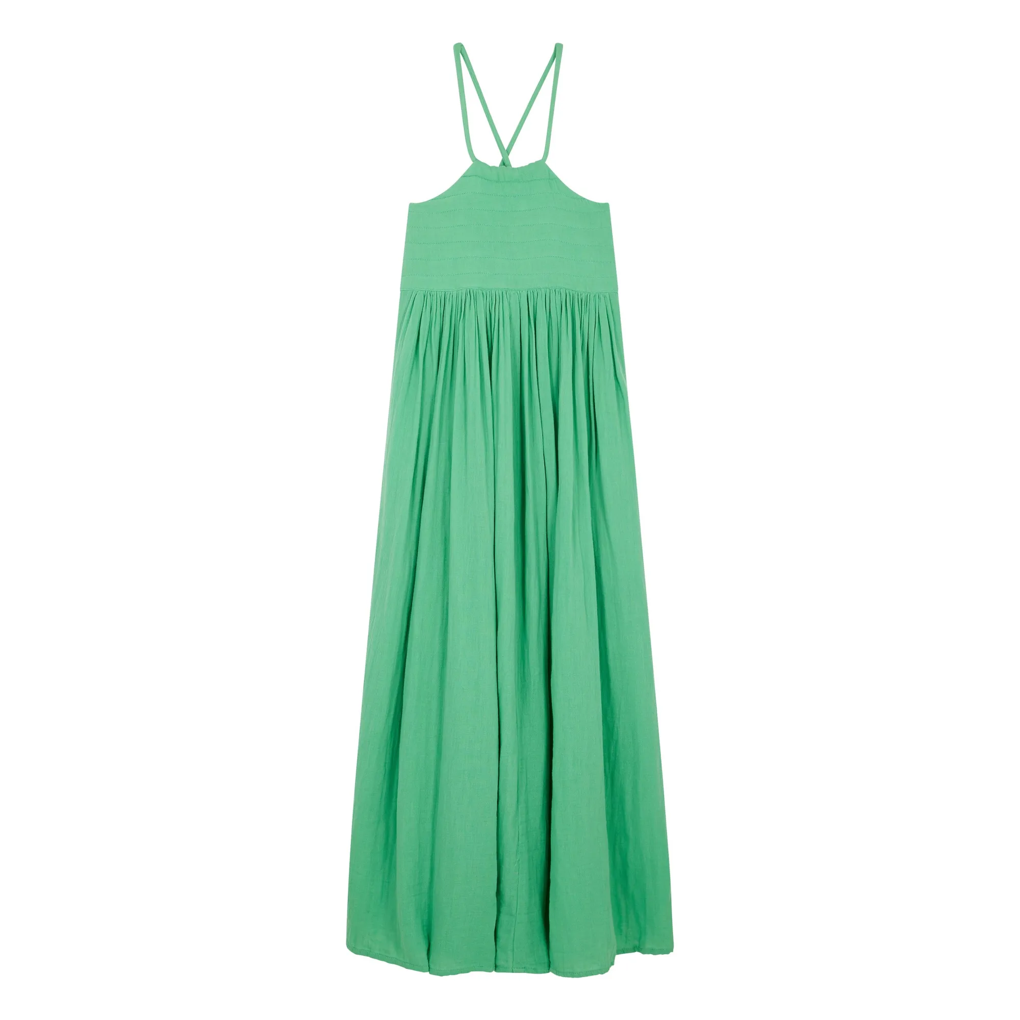 Leon & Harper Green Water Romee Organic Cotton Dress