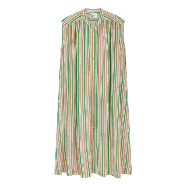 Abito Richie in cotone biologico | Verde