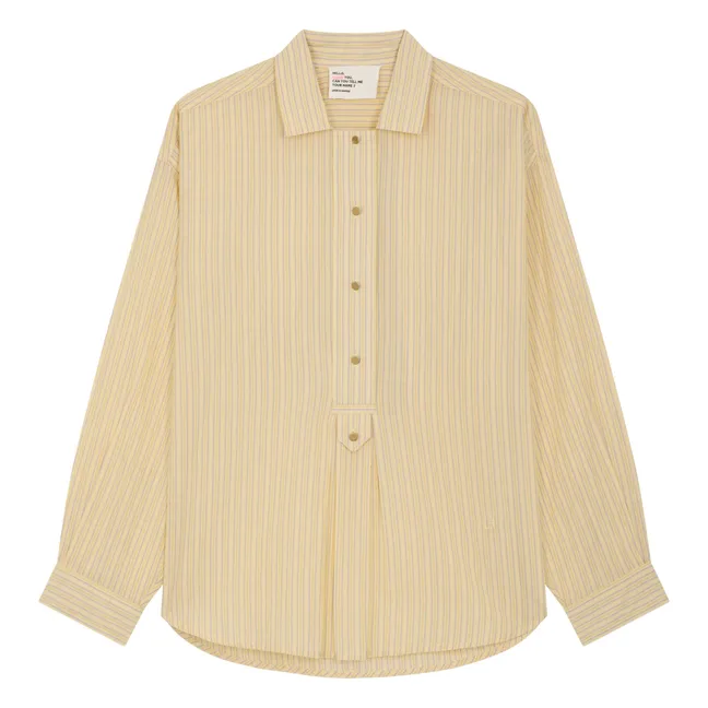 Chemise Chams Coton Bio | Jaune