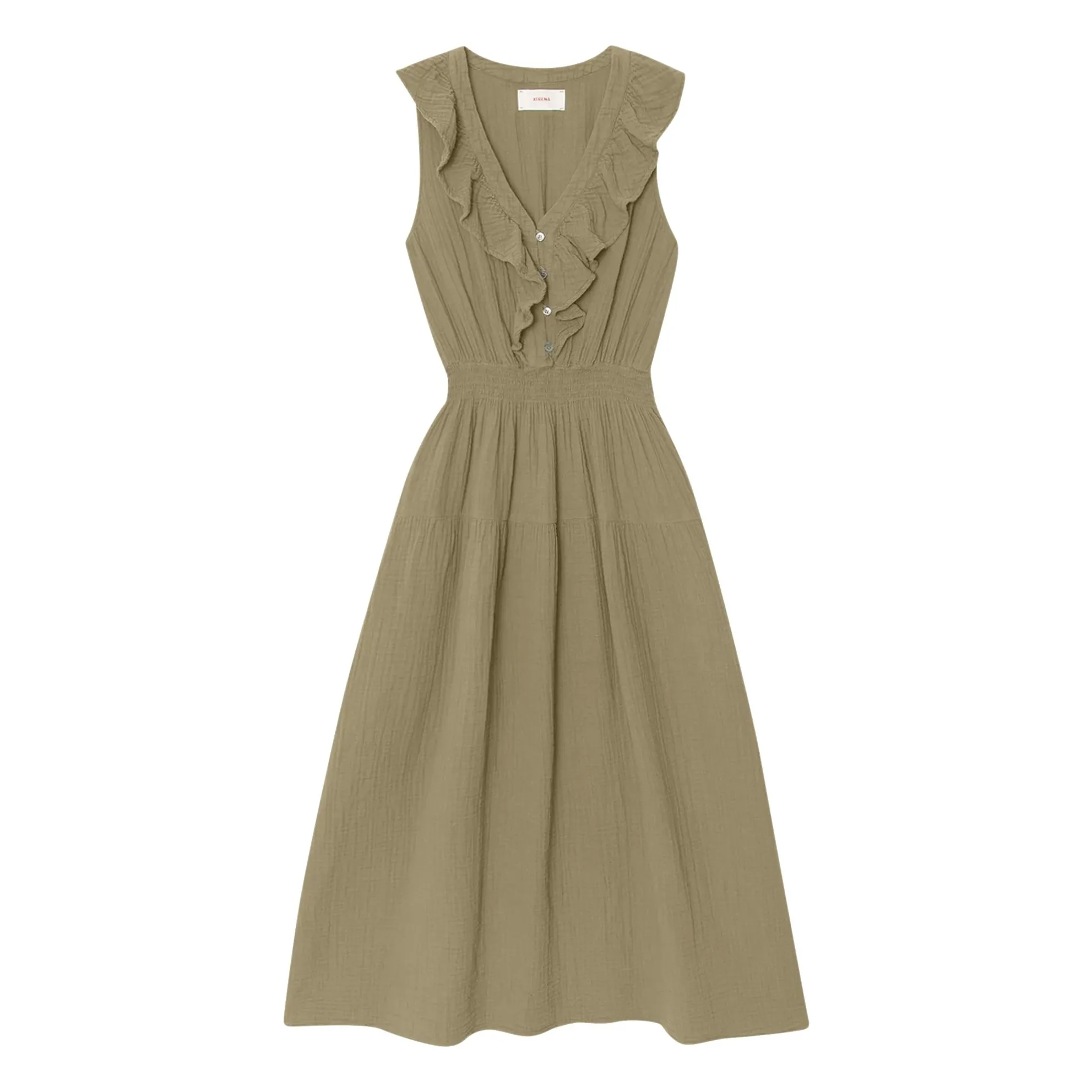 Xirena Olive Desa Cotton Dress