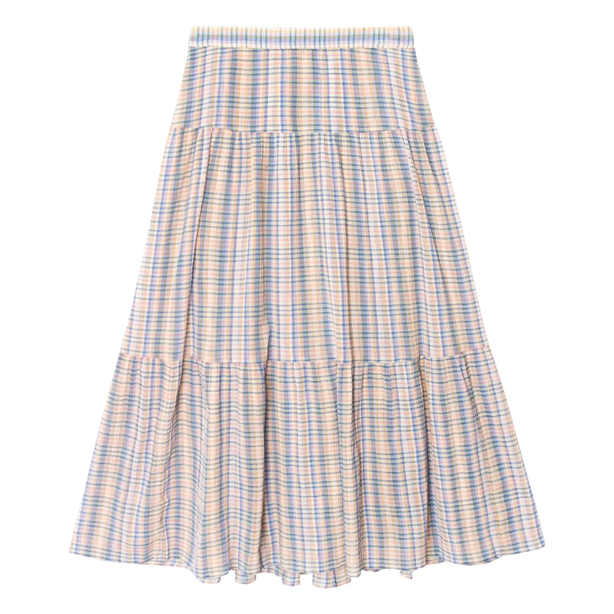 Xirena Blue Alexia Cotton Skirt