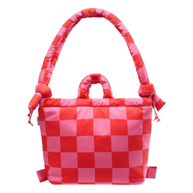 Sac Ona Soft Carreaux | Rouge