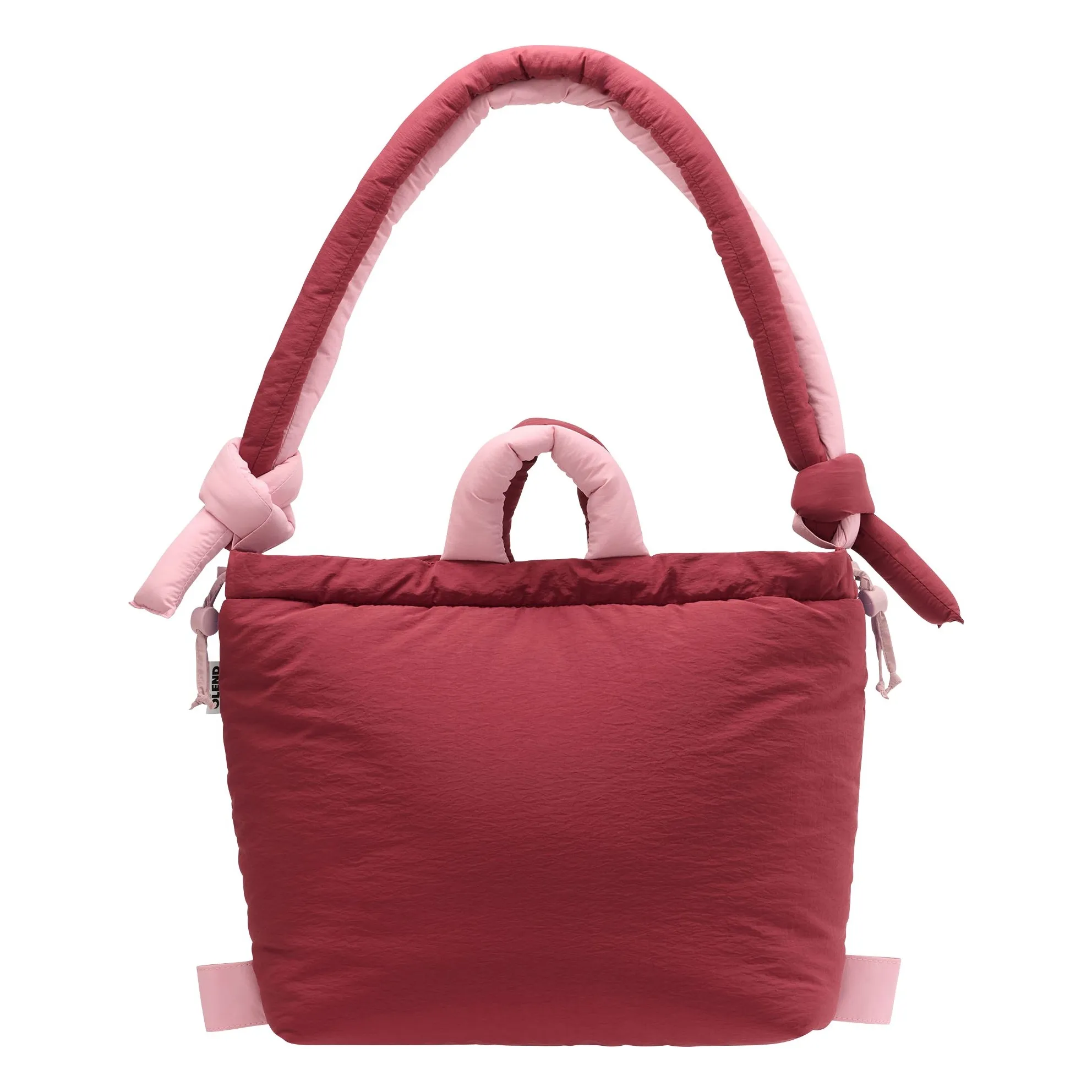 Sac Ona Soft Bicolore | Rouge cerise- Image produit n°0
