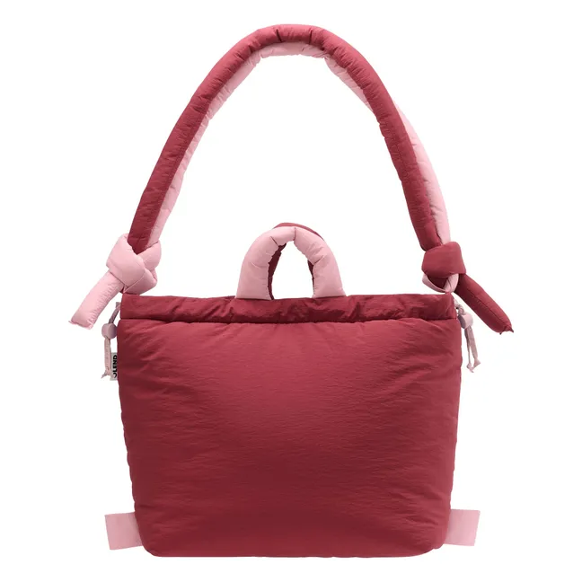 Sac Ona Soft Bicolore | Rouge cerise