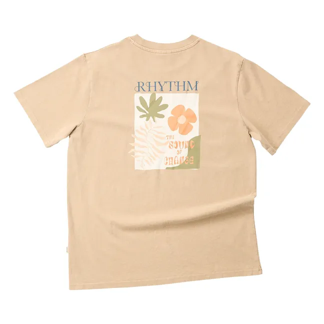 Botanical Vintage T-Shirt | Dunkelbeige