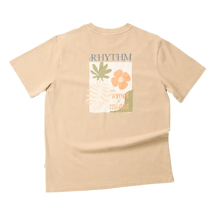 Camiseta Botanical Vintage | Beige obscuro- Imagen del producto n°3