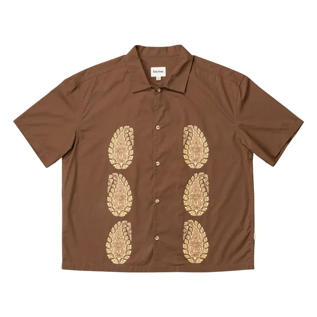 Camisa relajada de manga corta Mirisssa | Marrón