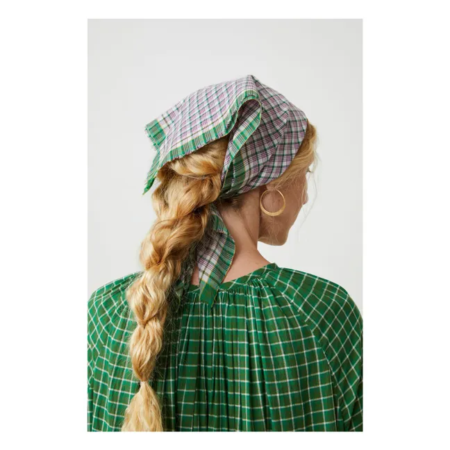 Foulard Messager N°818 Coton | Vert