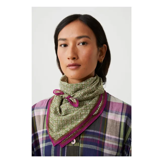 Foulard Colette N°816 Coton | Khaki