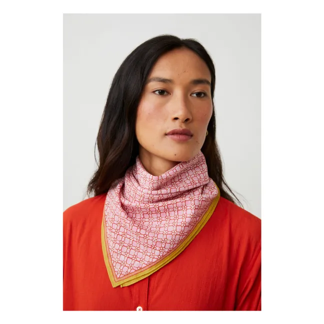 Foulard Colette N°816 Coton | Rose