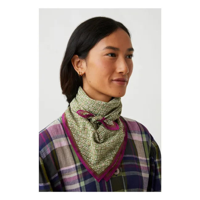 Foulard Colette N°816 Coton | Khaki