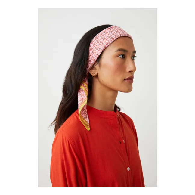 Foulard Colette N°816 Coton | Rose