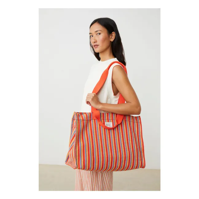 Roma Shopping Bag N°46 Cotton | Coral