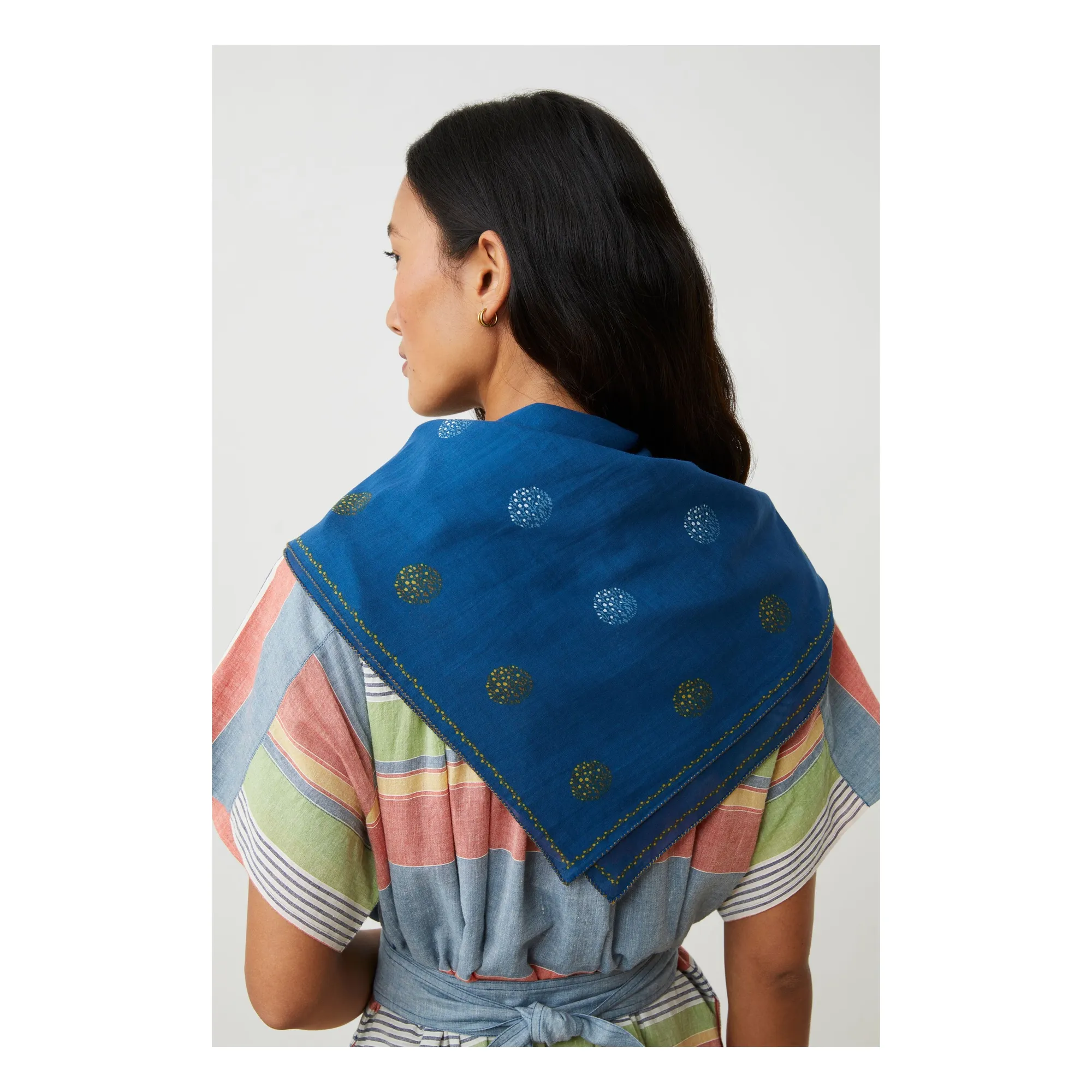 Foulard Pearl N°820 Coton | Encre- Image produit n°0