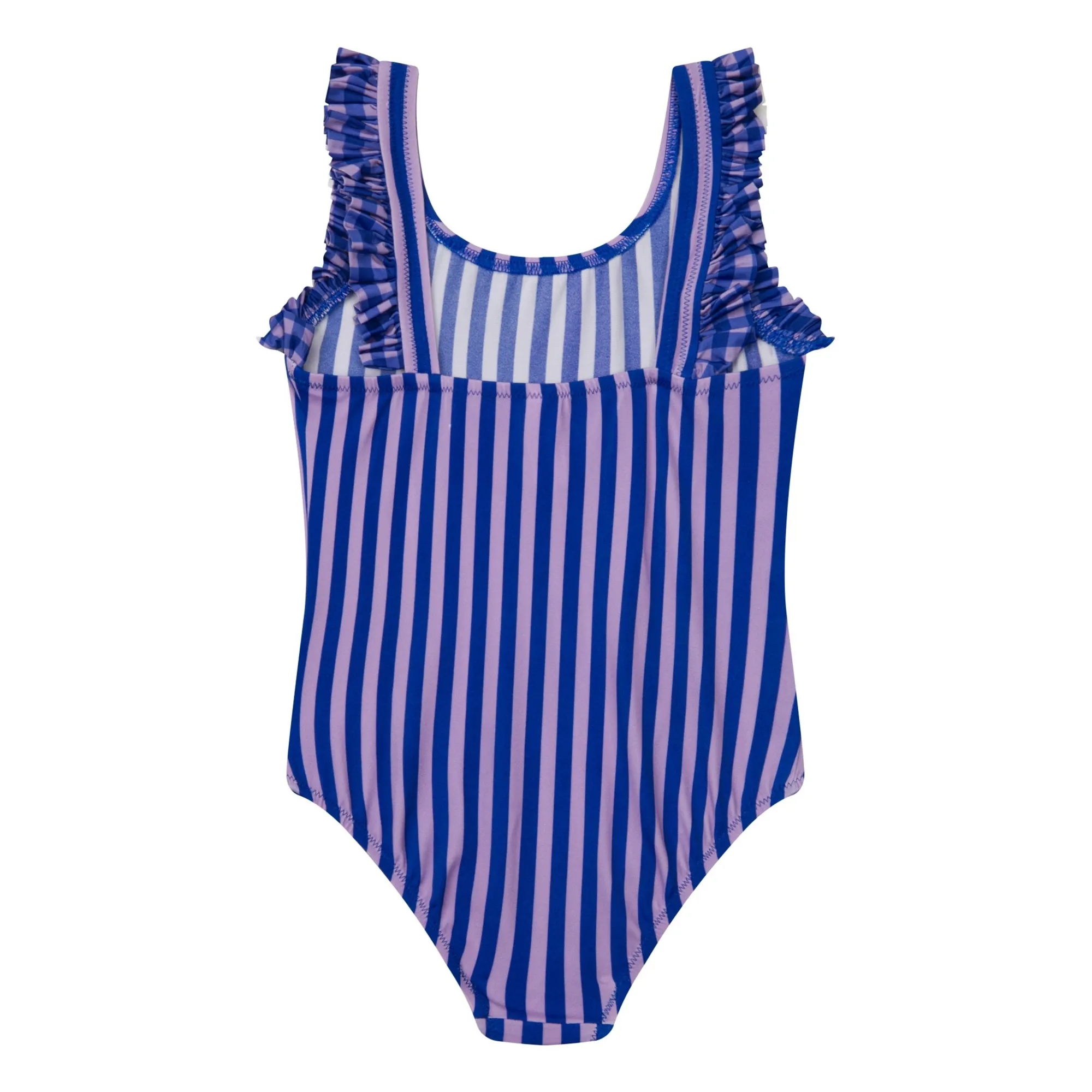 Maillot de Bain Volants Rayé | Bleu marine- Image produit n°5