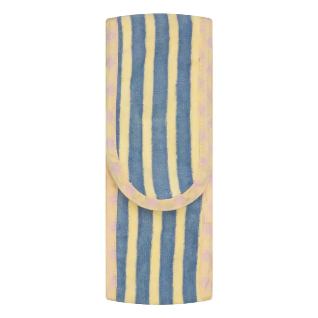 Bandeau Scratch Rayé Eponge | Jaune pâle
