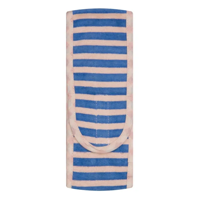 Bandeau Scratch Rayé Eponge | Rose pâle