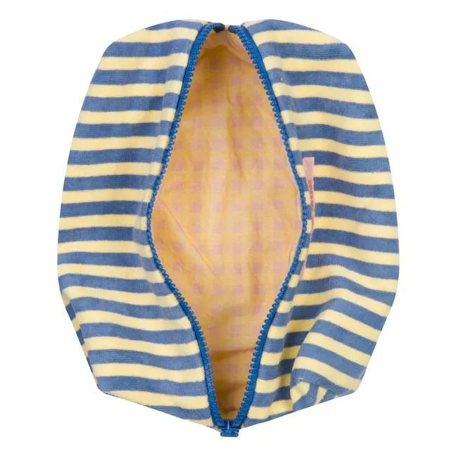 Funda de rizo a rayas | Amarillo palo