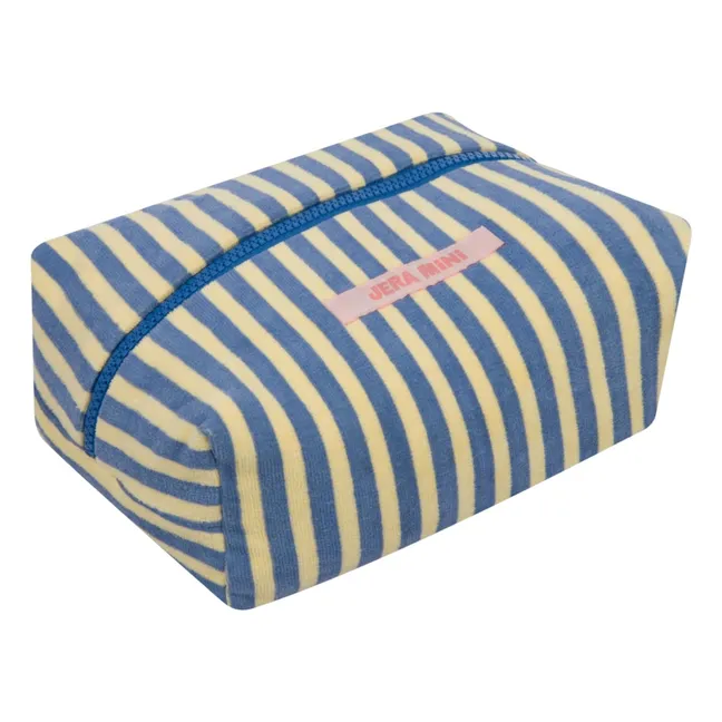 Funda de rizo a rayas | Amarillo palo