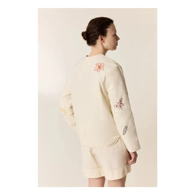 Chaqueta de algodón orgánico | Blanco