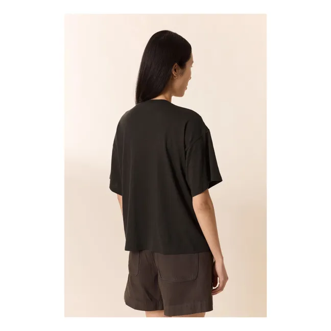 T-shirt Feel Your Soul Coton Bio | Noir