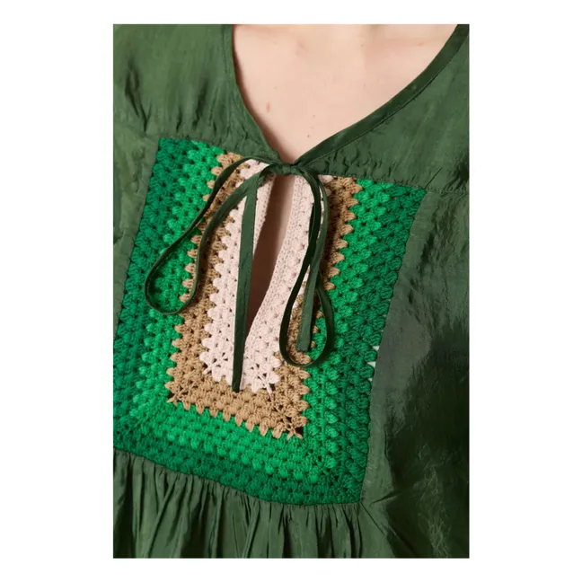 Blouse Crochet Cocto | Vert