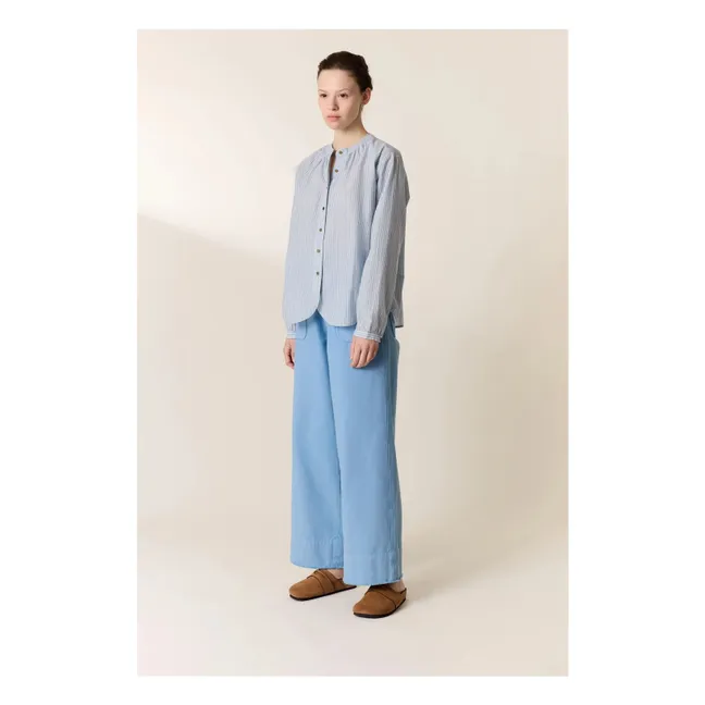 Blouses Rayures Cirus Coton Bio | Bleu