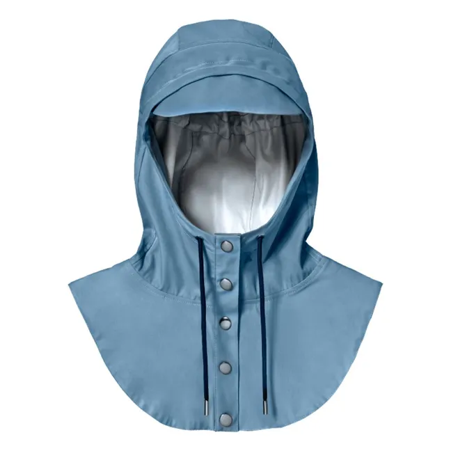Capucha impermeable | Azul Gris