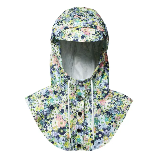 Capucha de flores Mackintosh | Azul