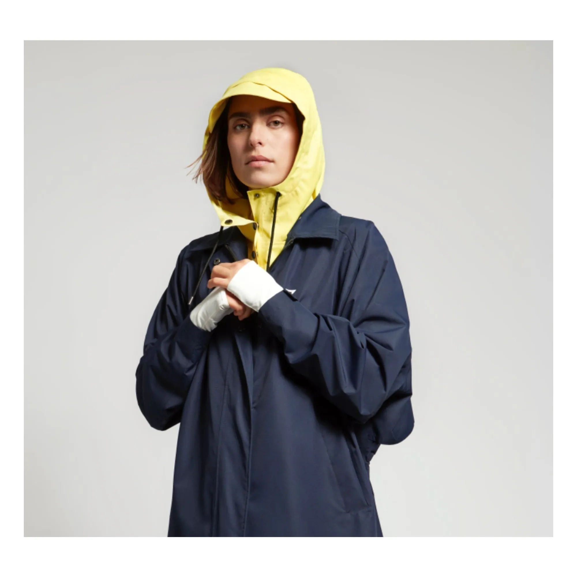 Capuche Imperméable | Jaune- Image produit n°1