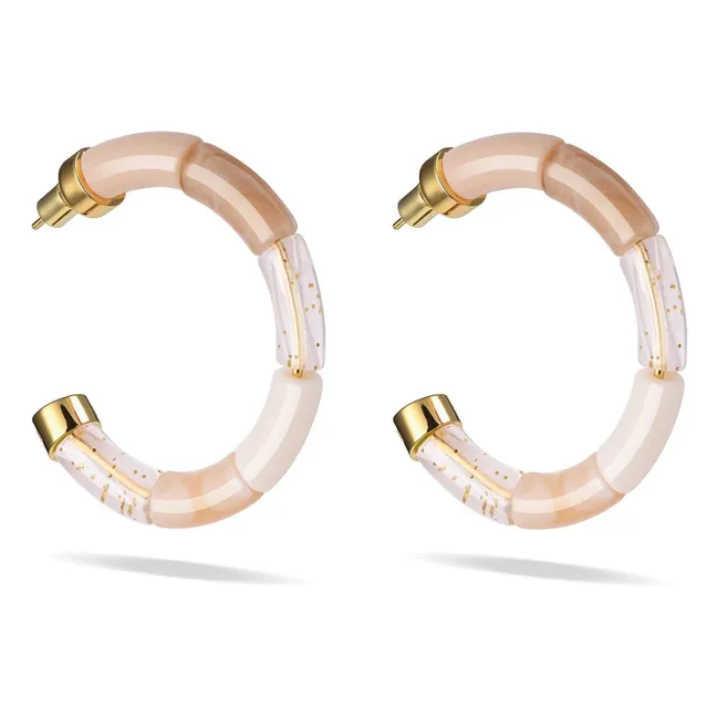 Boucles d'Oreilles Personnalisables Bola | Ambre