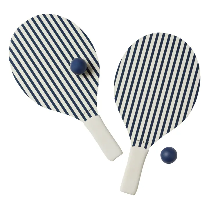 Set Racchette Da Tennis In Miniatura Scala 1/12 - Blu E Verde - Accessori Per Casa Delle Bambole E Diorami