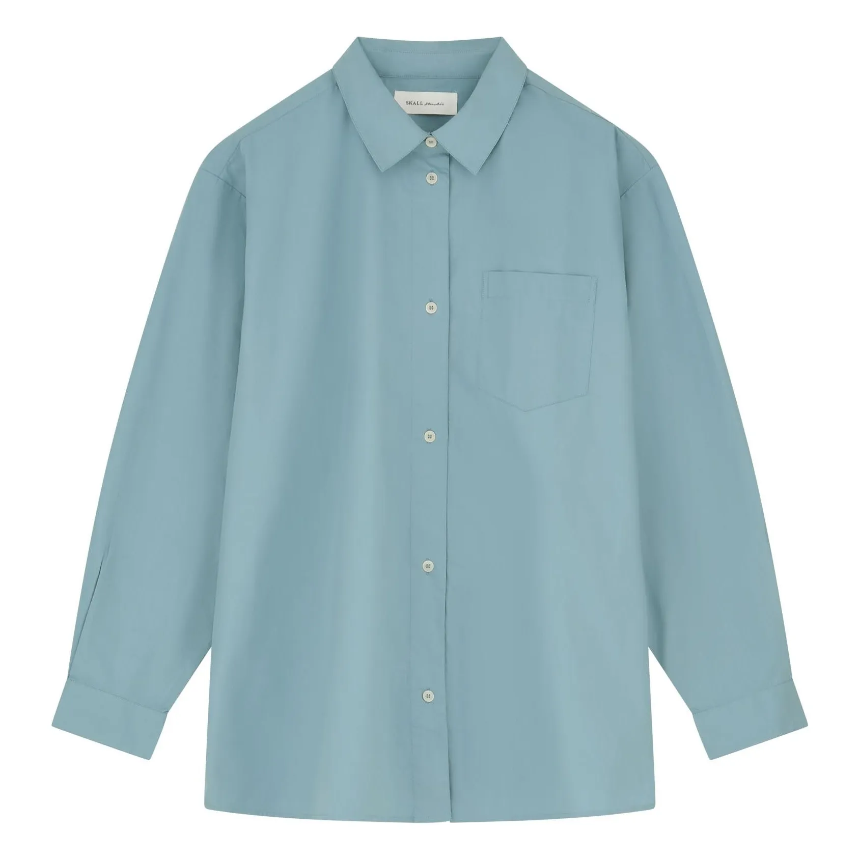 Skall Studio Blue Edgar Cotton Shirt
